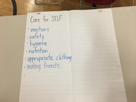 What Does it Mean to Care for Self? 